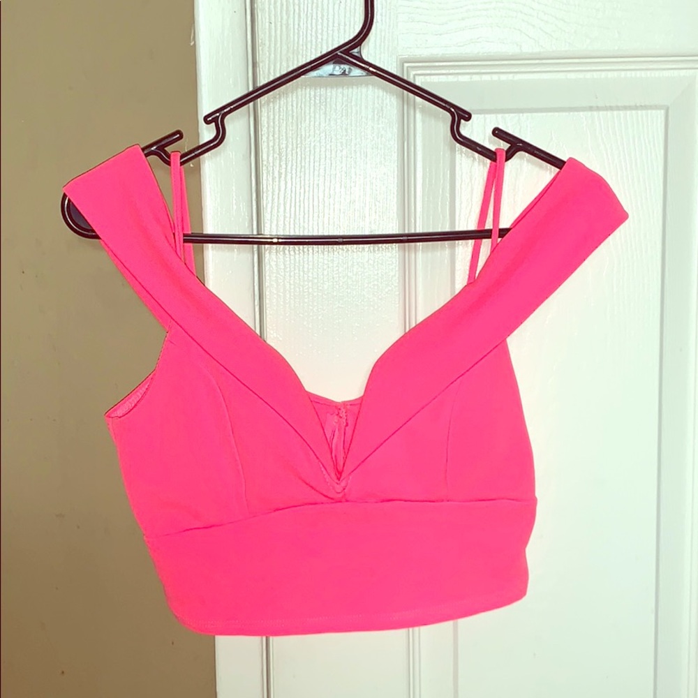 Off the shoulder crop top